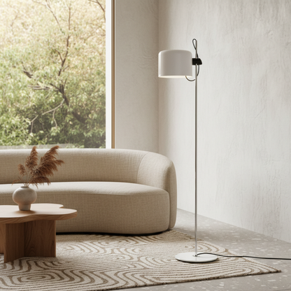 Coupé | Adjustable Black Floor Lamp with Flexible Illumination | Modern Standing Lamp for Stylish Living Rooms 4