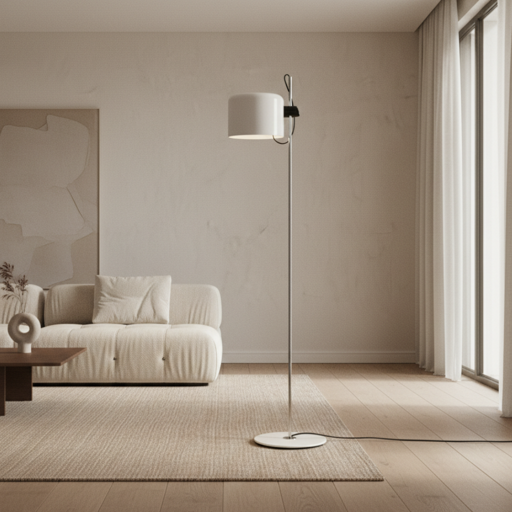 Coupé | Adjustable Black Floor Lamp with Flexible Illumination | Modern Standing Lamp for Stylish Living Rooms 6