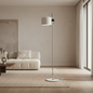 Coupé | Adjustable Black Floor Lamp with Flexible Illumination | Modern Standing Lamp for Stylish Living Rooms 6