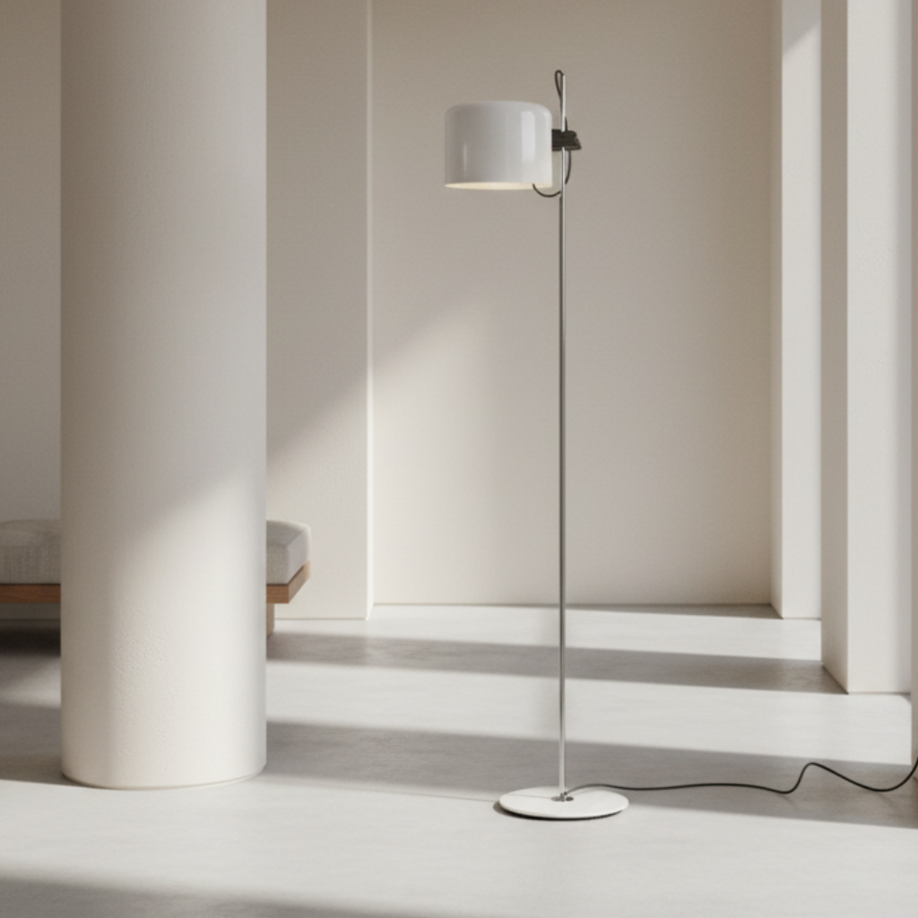 Coupé | Adjustable Black Floor Lamp with Flexible Illumination | Modern Standing Lamp for Stylish Living Rooms 7