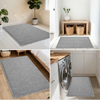 Cozy Retreat | Non-Slip Bath Mat with Waffle Design & Super Absorbent Microfiber for Comfort 2
