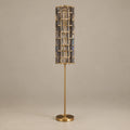 CrystalGlow Collection | Gold Floor Lamp with K9 Crystal Rods | Modern Standing Lamp for Elegant Living Room Lighting 0