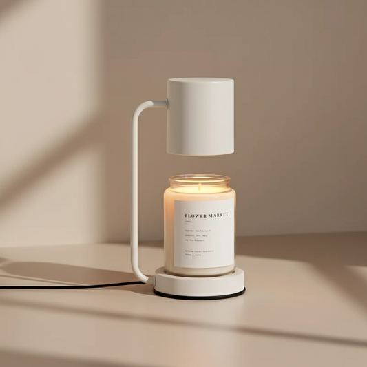 Elegant Candle Warmer Lamp | Dual-Purpose Electric Light with Adjustable Brightness | Cozy Atmosphere for Home