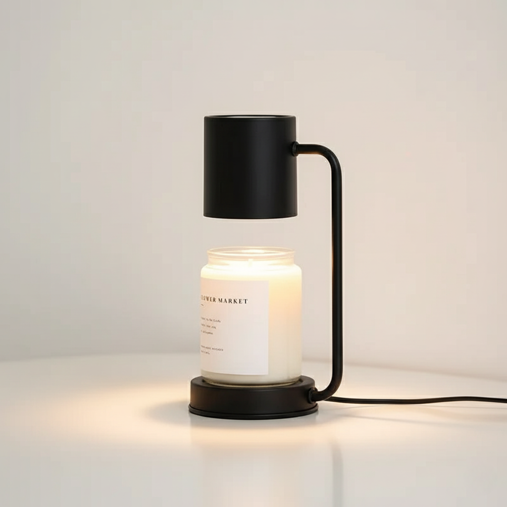 Elegant Candle Warmer Lamp | Dual-Purpose Electric Light with Adjustable Brightness | Cozy Atmosphere for Home