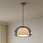 Elegant Glass Pendant Lighting | Adjustable Dome Design for Kitchen Island Ambiance 1
