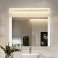 Elegant Gold Wall Sconce | Long Mirror Design with LED Lighting | Modern Bathroom Wall Light for Luxurious Ambiance 0