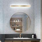 Elegant Gold Wall Sconce | Long Mirror Design with LED Lighting | Modern Bathroom Wall Light for Luxurious Ambiance 2
