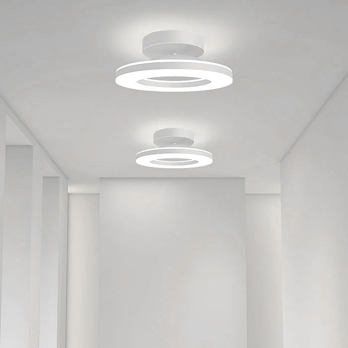 Elegant Modern Flush Mount Ceiling Light with Gold Iron Finish | Energy-Efficient LED Fixture for Stylish Home Illumination 13