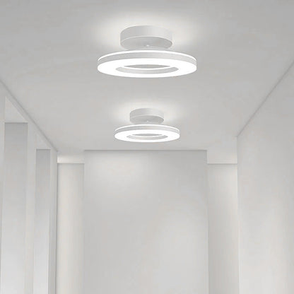 Elegant Modern Flush Mount Ceiling Light with Gold Iron Finish | Energy-Efficient LED Fixture for Stylish Home Illumination 13