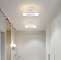Elegant Modern Flush Mount Ceiling Light with Gold Iron Finish | Energy-Efficient LED Fixture for Stylish Home Illumination 14