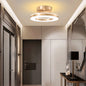 Elegant Modern Flush Mount Ceiling Light with Gold Iron Finish | Energy-Efficient LED Fixture for Stylish Home Illumination 4