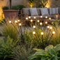 Elegant Solar Garden Lights | Waterproof Outdoor Lights with 120 Lumens | Eco-Friendly Ambiance for Your Patio 0