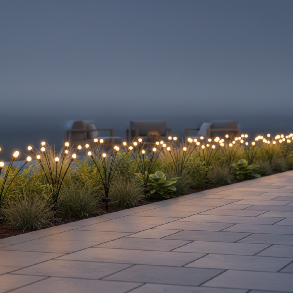 Elegant Solar Garden Lights | Waterproof Outdoor Lights with 120 Lumens | Eco-Friendly Ambiance for Your Patio 4