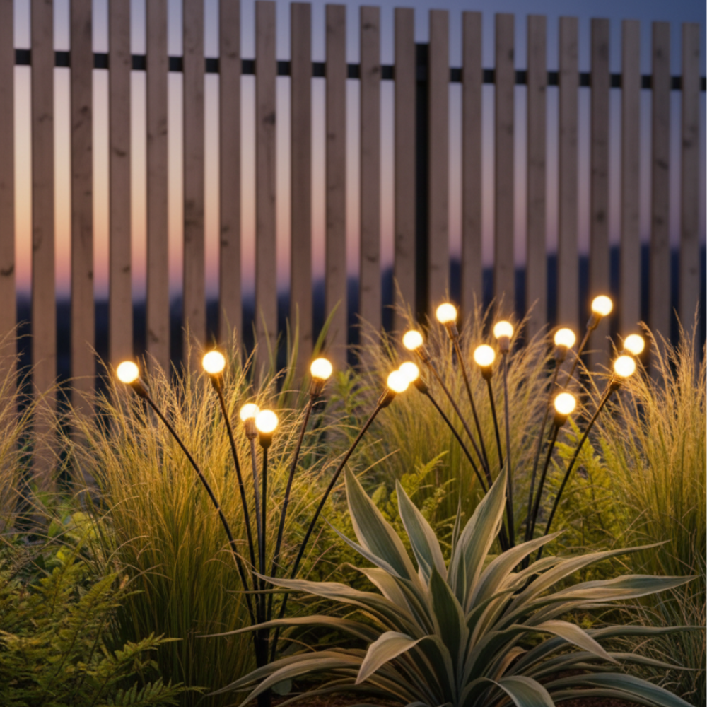 Elegant Solar Garden Lights | Waterproof Outdoor Lights with 120 Lumens | Eco-Friendly Ambiance for Your Patio 5