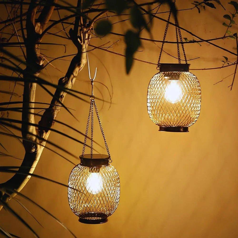 Elegant Solar Lanterns | Outdoor Solar Lanterns with Automatic Dusk Sensor | Waterproof Design for All-Weather Ambiance 2