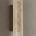 Elegant Travertine Wall Sconce | Modern Up/Down Lighting for Architectural Decor 6