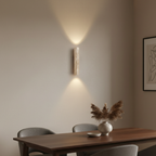 Elegant Travertine Wall Sconce | Modern Up/Down Lighting for Architectural Decor 8