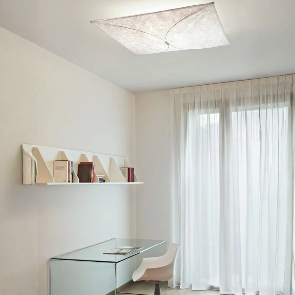 Ethereal Kite Ceiling Light | DuPont Paper Fixture for Soft Illumination 4