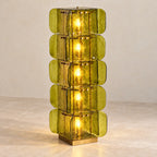 GlassGlow Collection | Modern Floor Lamp with Hand-Blown Glass Panels | Architectural Design for Ambient Lighting 1