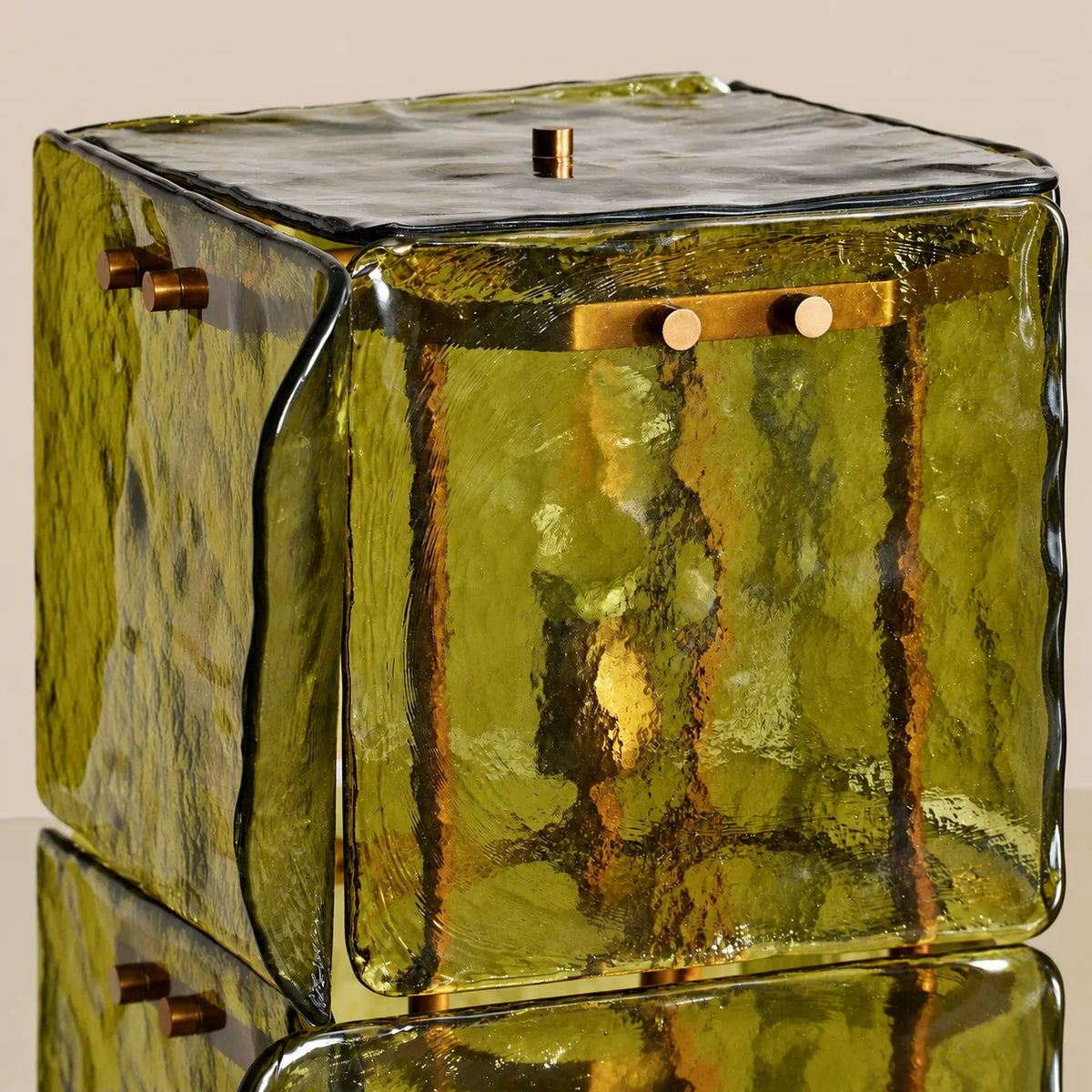 GlassGlow Collection | Modern Floor Lamp with Hand-Blown Glass Panels | Architectural Design for Ambient Lighting 2