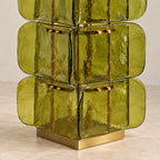 GlassGlow Collection | Modern Floor Lamp with Hand-Blown Glass Panels | Architectural Design for Ambient Lighting 3