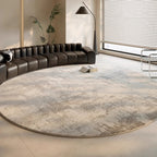 Luxurious Round Plush Area Rug with Soft Texture | Cozy Living Room Rugs for Enhanced Comfort 6