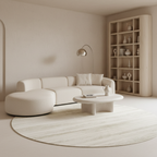 Luxury Round Area Rug | Soft Plush Texture with Non-Slip Design | Washable Rugs for Cozy Living Spaces 4