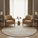 Luxury Round Area Rug | Soft Plush Texture with Non-Slip Design | Washable Rugs for Cozy Living Spaces 6