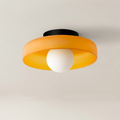 Mid-Century Modern Wall Sconce Light with Dual-Layered Glass Design | Versatile Fixture for Artistic Illumination 0