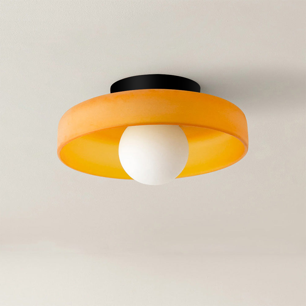 Mid-Century Modern Wall Sconce Light with Dual-Layered Glass Design | Versatile Fixture for Artistic Illumination 0