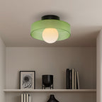 Mid-Century Modern Wall Sconce Light with Dual-Layered Glass Design | Versatile Fixture for Artistic Illumination 12