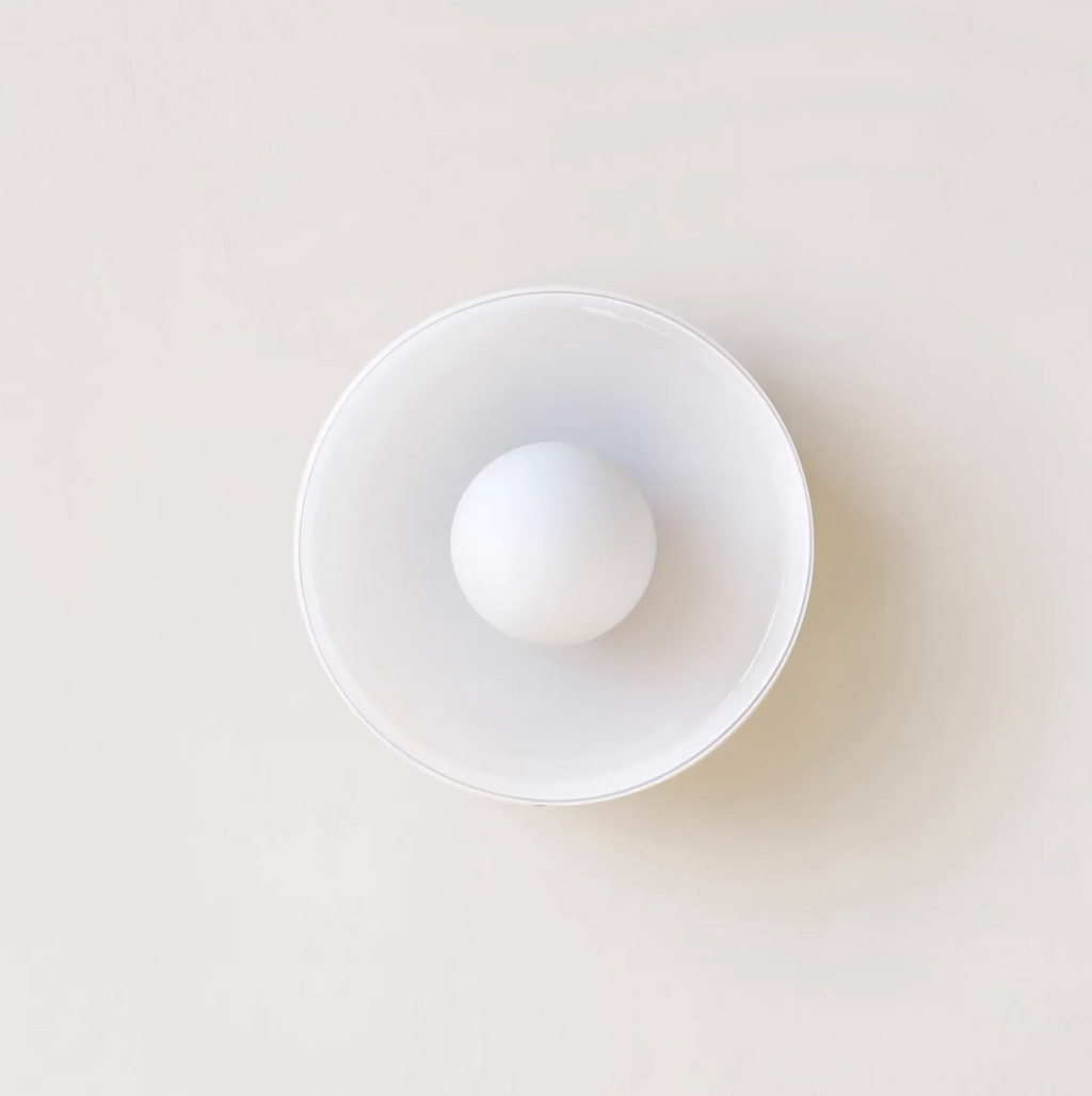 Mid-Century Modern Wall Sconce Light with Dual-Layered Glass Design | Versatile Fixture for Artistic Illumination 9