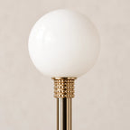 Milano Collection | Modern Floor Lamp with Opaline Glass Globes | Mid-Century Style for Cozy Living Room Lighting 3