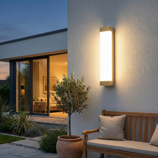 Modern Acrylic Outdoor Wall Lantern with Waterproof Design | Stylish Exterior Sconce for Patios and Gardens 0