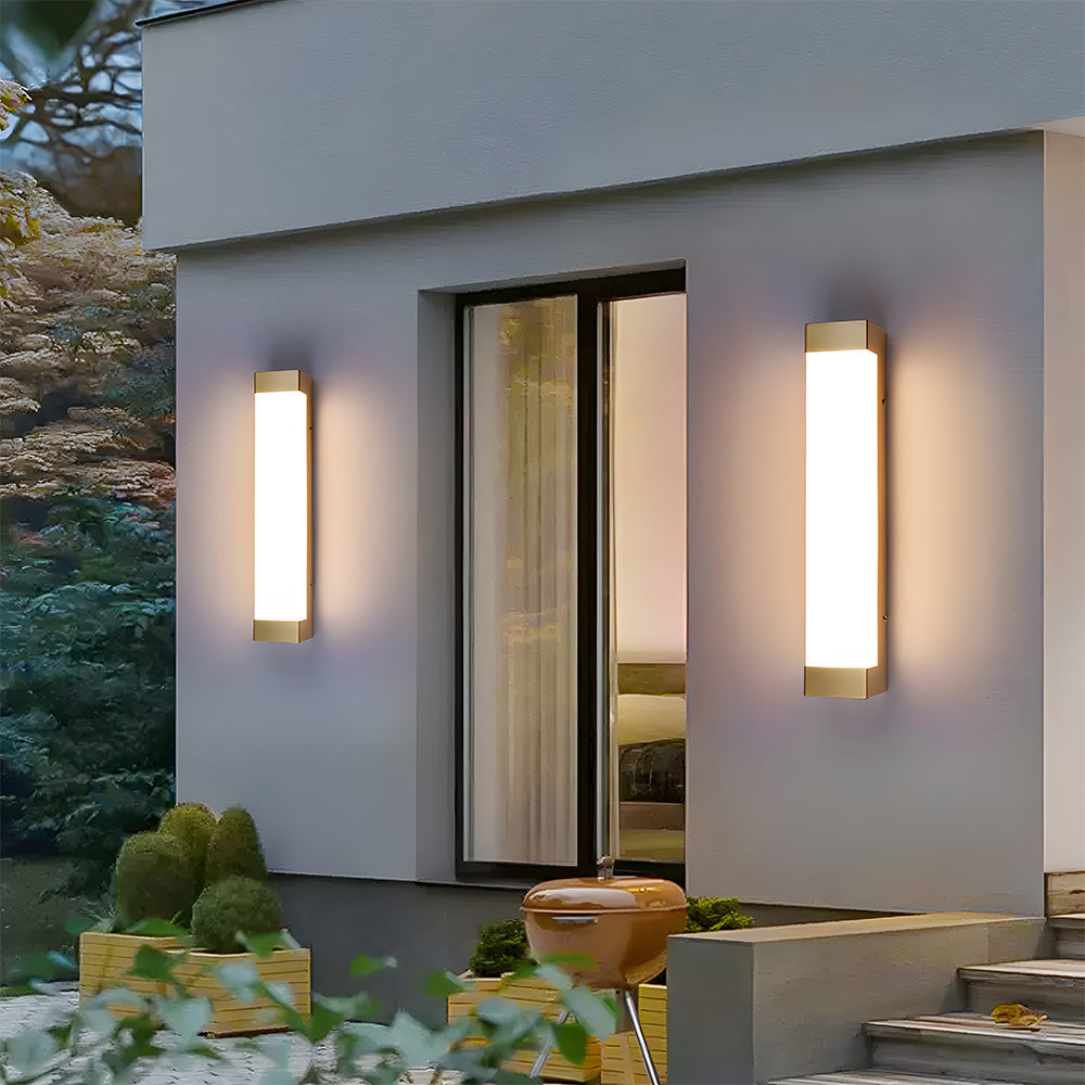 Modern Acrylic Outdoor Wall Lantern with Waterproof Design | Stylish Exterior Sconce for Patios and Gardens 1