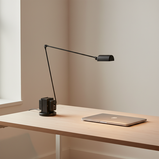 Modern LED Desk Lamp with Adjustable Arm & Dimmable Lighting | Perfect for Home Office Use