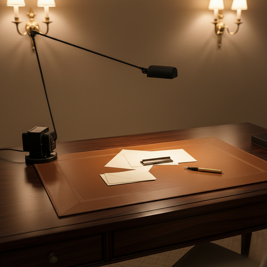 Modern LED Desk Lamp with Adjustable Arm & Dimmable Lighting | Perfect for Home Office Use