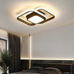 Modern LED Flush Mount Ceiling Light with Energy Efficiency | Sleek Double Ring Design for Contemporary Home Decor 14