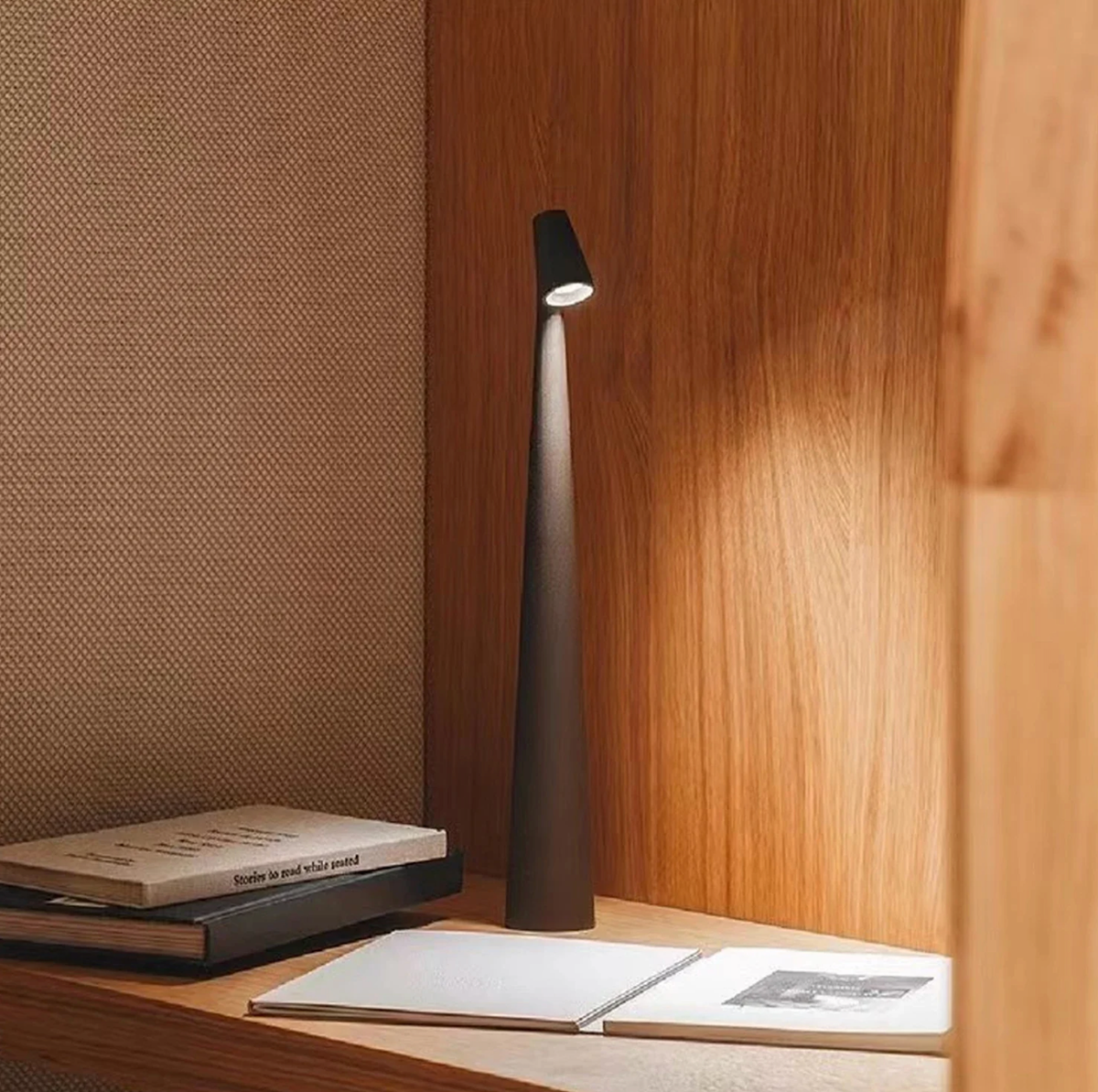 Modern LED Table Lamp | Cordless Design with Touch Dimming Feature | Stylish Lighting for Any Space