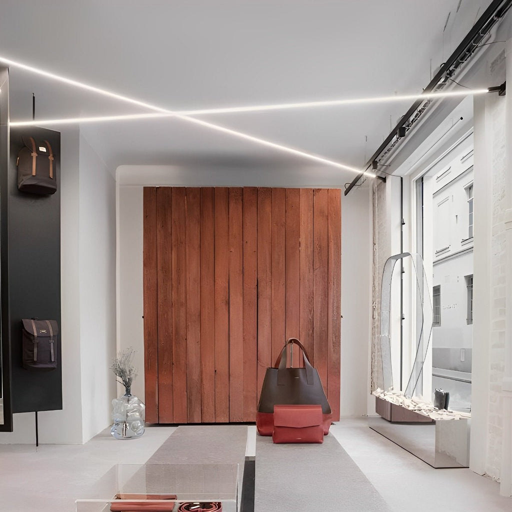 Modern Linear LED Strip Light with Rotatable Base for Adjustable Illumination | Flexible LED Tape Light for Home Décor 7