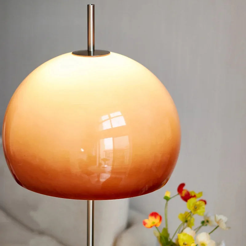 Modern Stained-Glass Table Lamp with Dual Up-Down Lighting | Elegant Bedroom & Living Room Decor 2