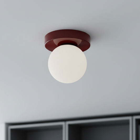 Nordic Minimalist | Wall Sconce Light with Frosted Glass Globe | Stylish Illumination for Modern Spaces 0