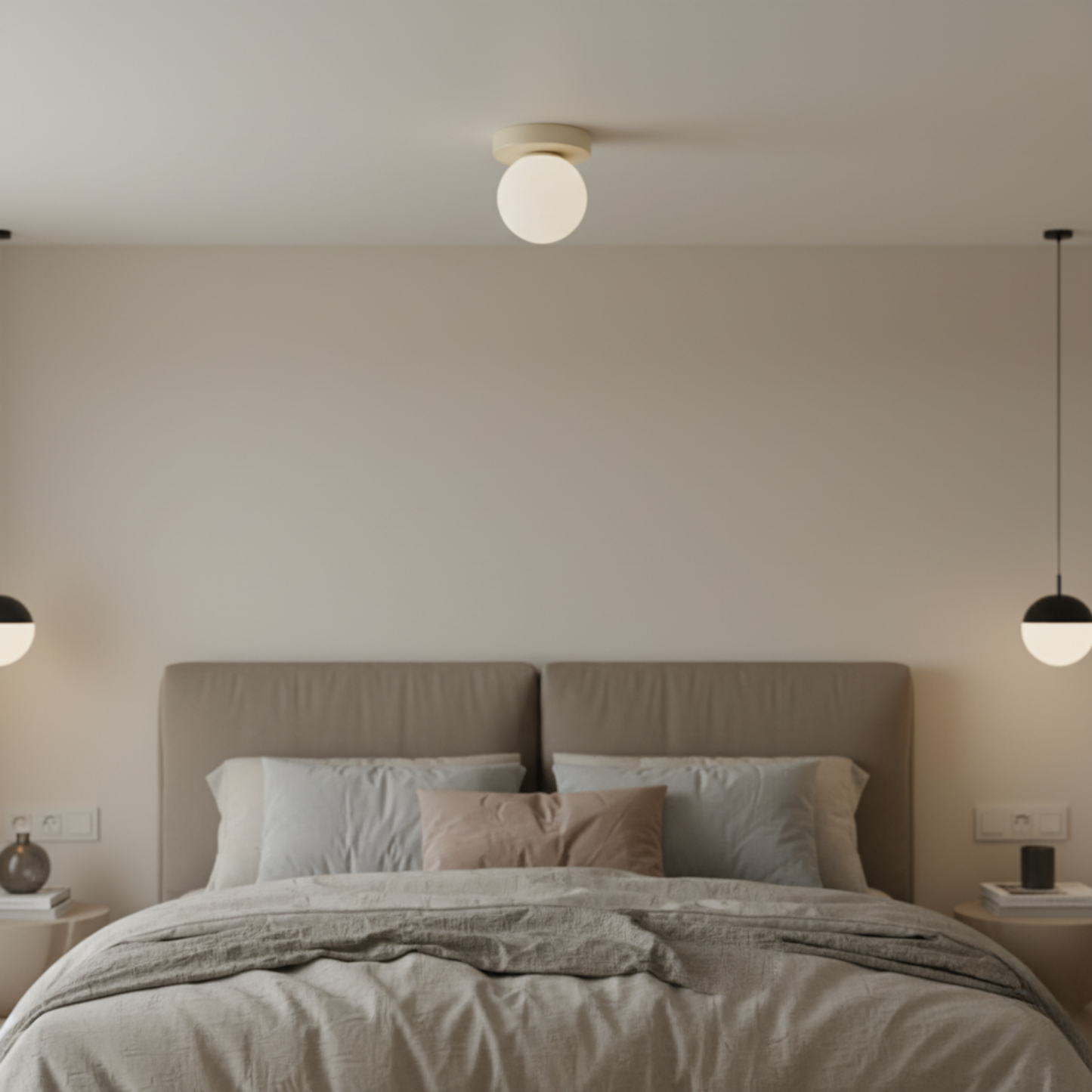 Nordic Minimalist | Wall Sconce Light with Frosted Glass Globe | Stylish Illumination for Modern Spaces 2