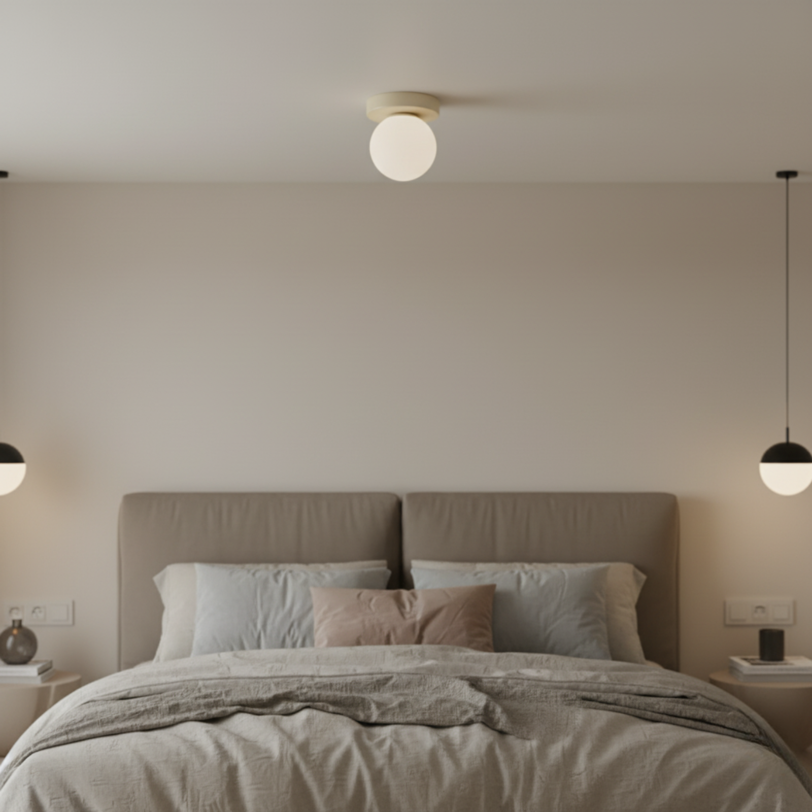 Nordic Minimalist | Wall Sconce Light with Frosted Glass Globe | Stylish Illumination for Modern Spaces 2
