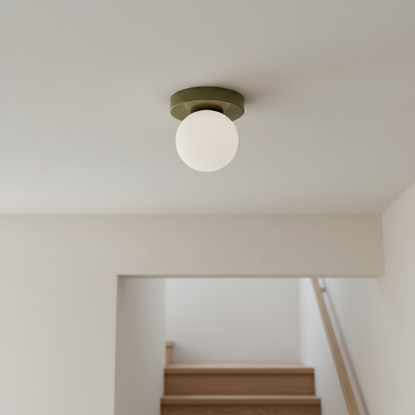Nordic Minimalist | Wall Sconce Light with Frosted Glass Globe | Stylish Illumination for Modern Spaces 3