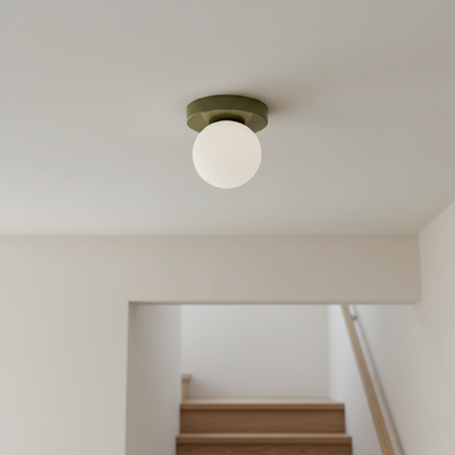 Nordic Minimalist | Wall Sconce Light with Frosted Glass Globe | Stylish Illumination for Modern Spaces 3