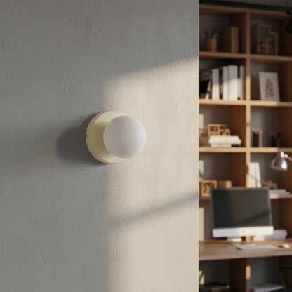 Nordic Minimalist | Wall Sconce Light with Frosted Glass Globe | Stylish Illumination for Modern Spaces 6