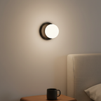 Nordic Minimalist | Wall Sconce Light with Frosted Glass Globe | Stylish Illumination for Modern Spaces 7