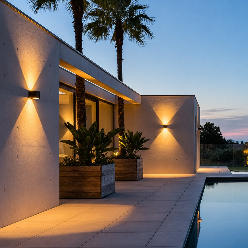 Outdoor Lighting Collection | Waterproof Outdoor Wall Sconce with Adjustable Angle | Modern Design for Enhanced Ambiance 5