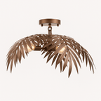 Palmae | Tropical Leaf Chandelier Light with Elegant Design | Modern Fixture for Coastal Ambiance 2
